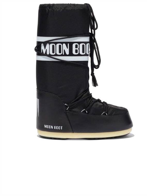 Moon Boot Icon Black Nylon Boots